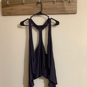 Miss Me | Purple Racer Back Accessory Shirt